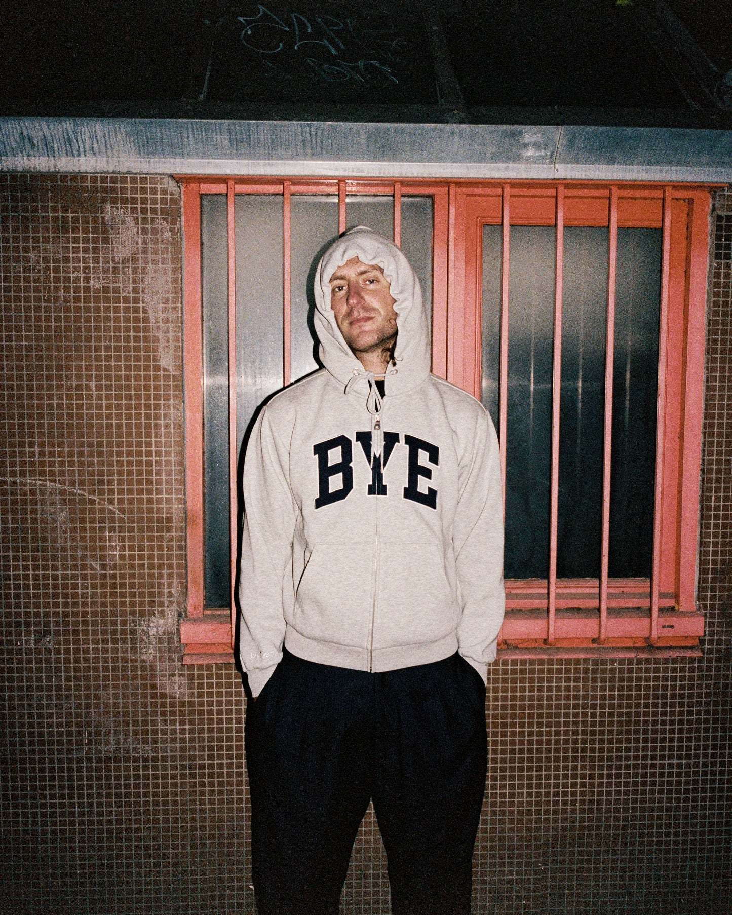 Bye Zip-Up Grey