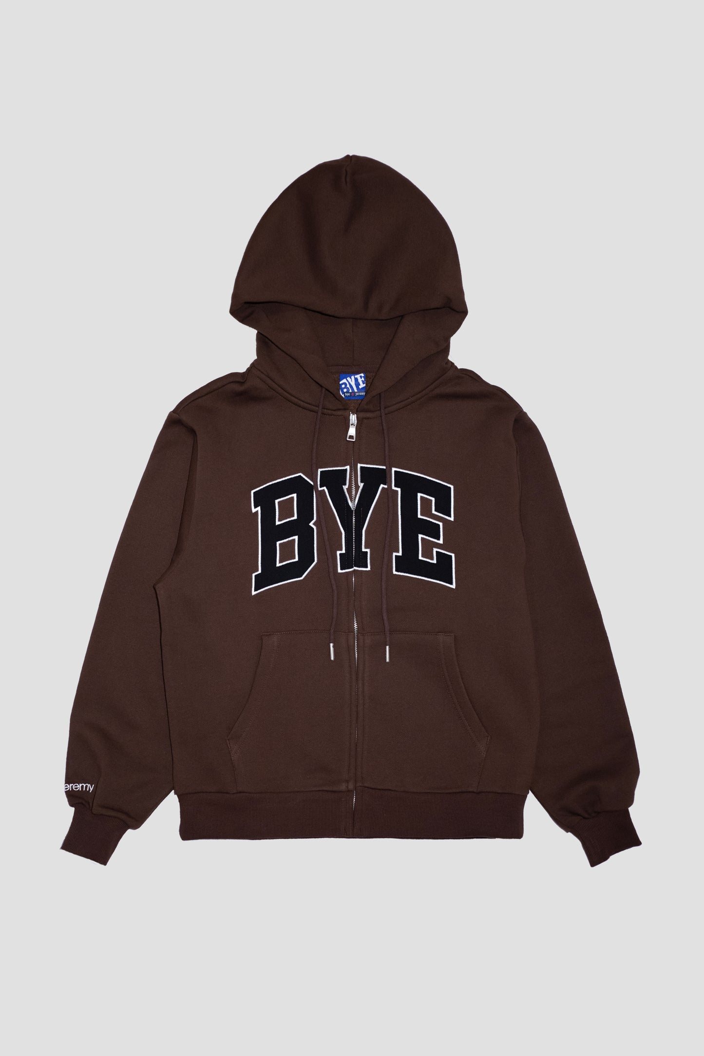 Bye Zip-Up Brown