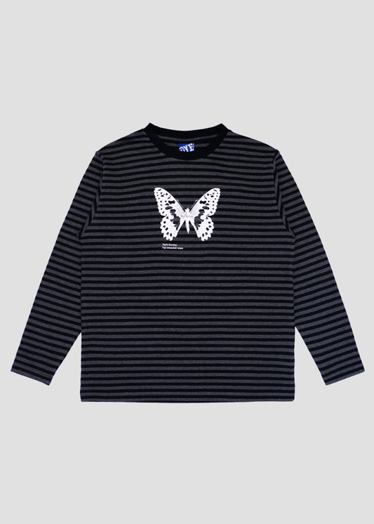 Butterfly Stripes Long Sleeve
