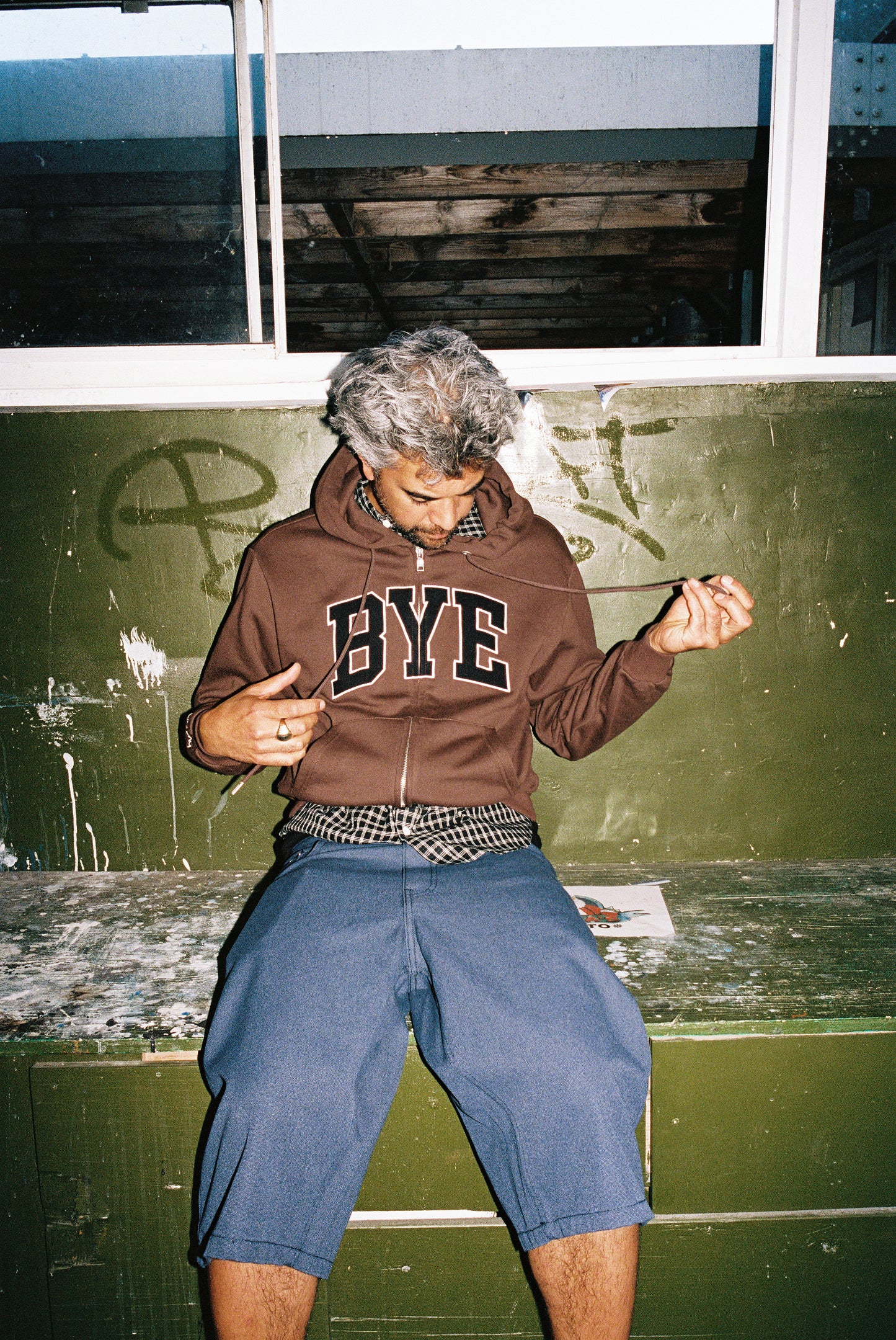Bye Zip-Up Brown