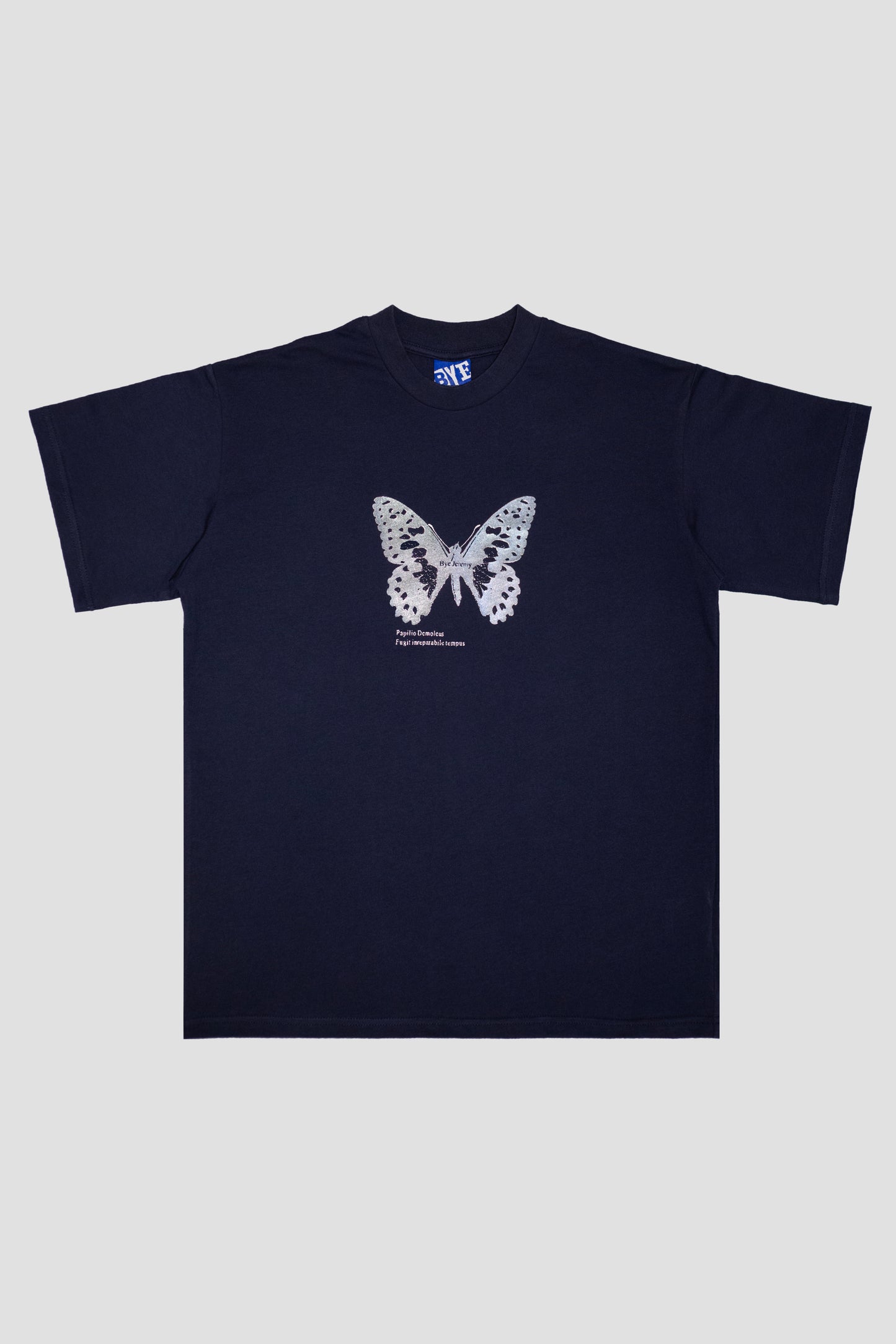 Butterfly Navy Silver
